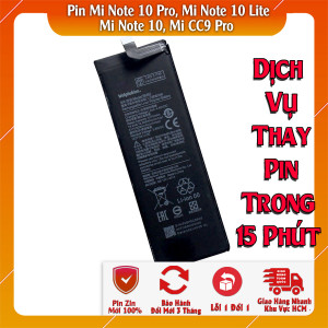 Pin Webphukien cho Xiaomi Mi Note 10 Pro, Mi Note 10 Lite, Mi Note 10, Mi CC9 Pro  Việt Nam BM52 - 5260mAh 